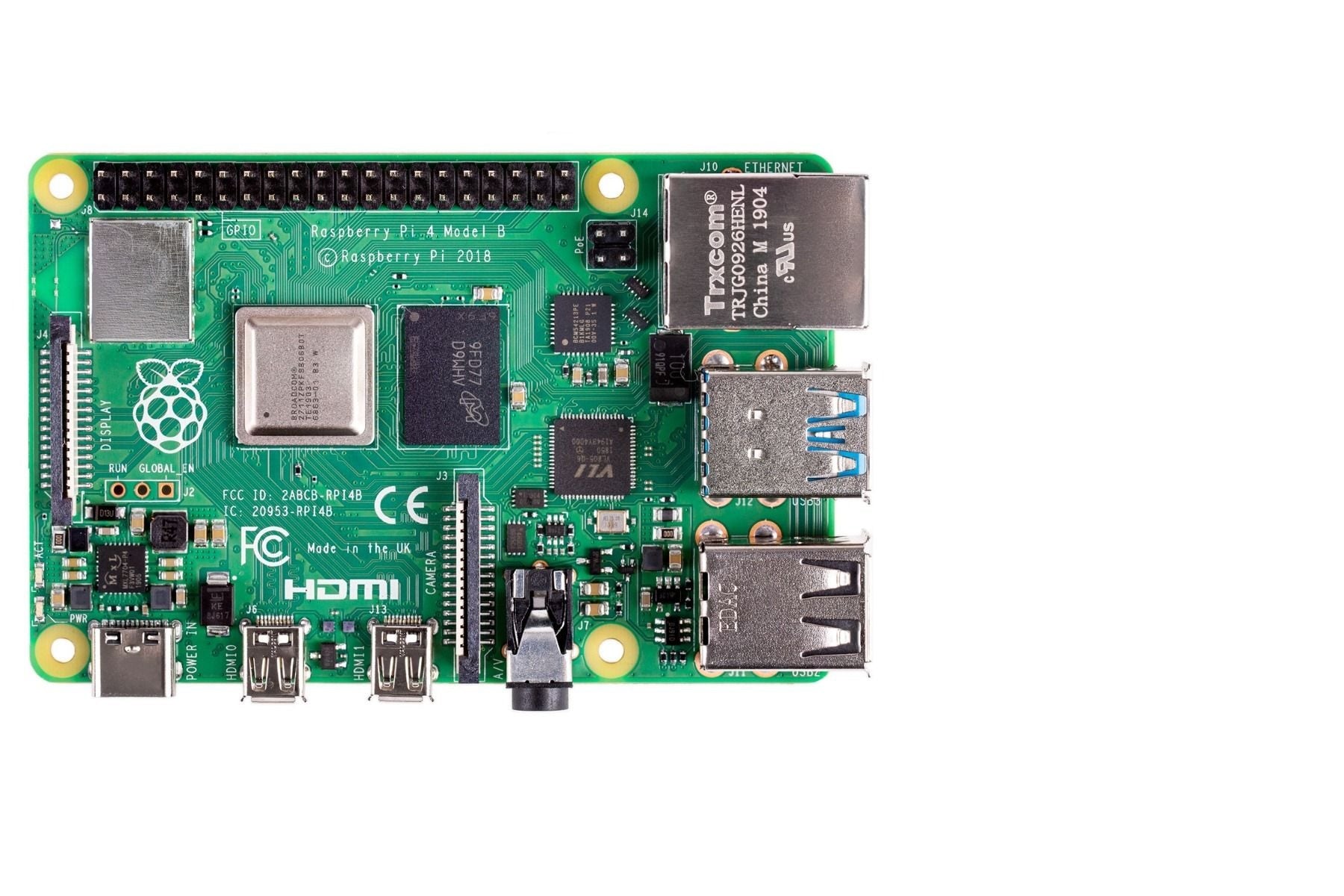 Raspberry Pi 4 Modèle B 8 4 2 1 Go De Ram, Avec Boîtier